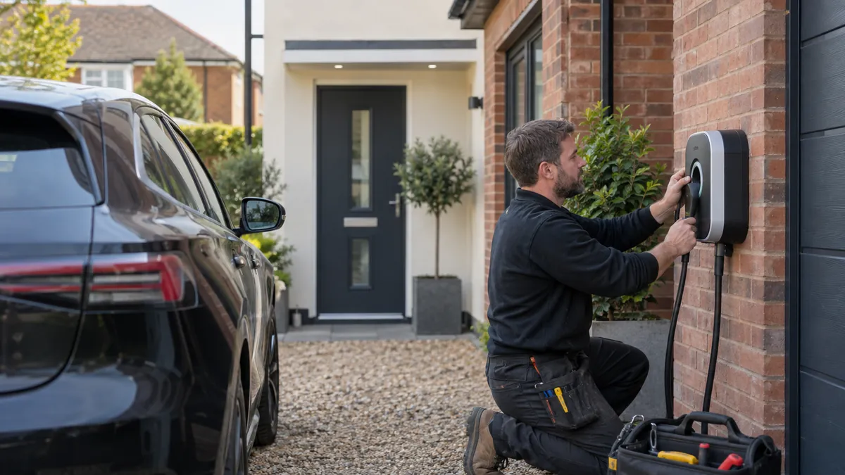 EV charger installation